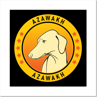 Azawakh Dog Portrait Posters and Art